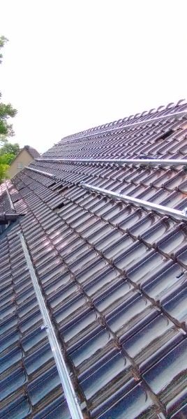 Unterkonstruktion während der Montage – Referenzprojekt in Bad Liebenwerda OT Zobersdorf