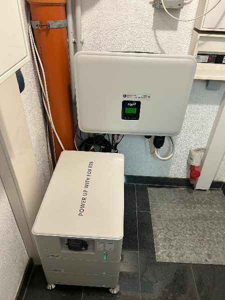 Installierter Batteriespeicher – Referenzprojekt in Baesweiler
