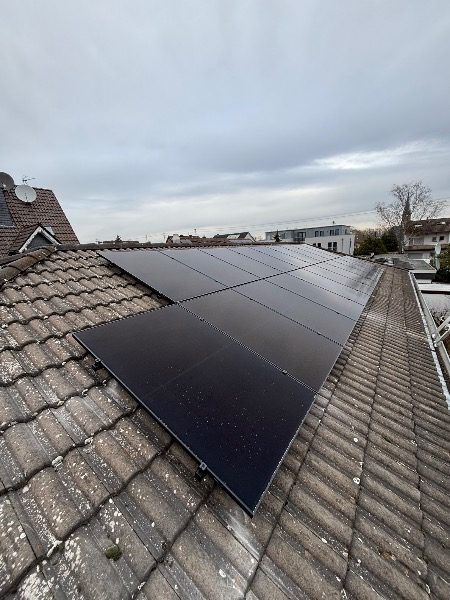 9,2-kWp-Schrägdachanlage mit Speicher