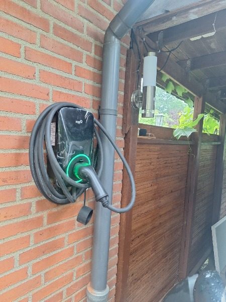 Installierte Wallbox – Referenzprojekt in Hamburg