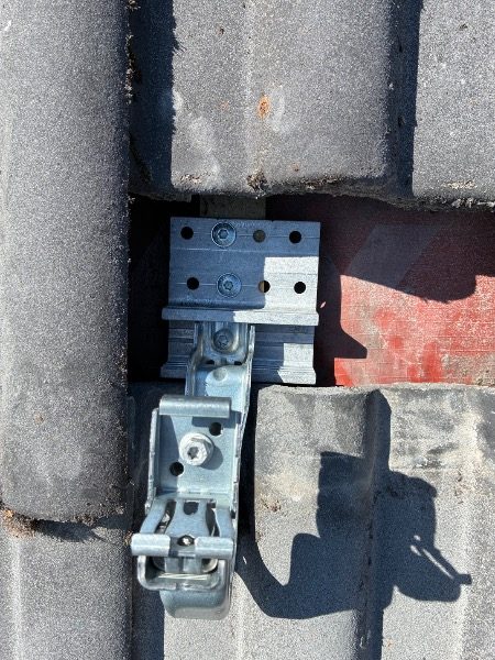 Unterkonstruktion während der Montage – Referenzprojekt in Mülheim an der Ruhr