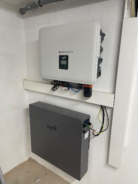 Installierter Batteriespeicher – Referenzprojekt in Pforzheim